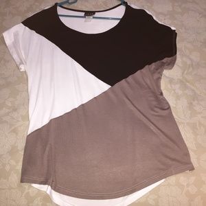tri color shirt